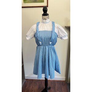 Blue Dorothy Gingham Pinafore Dress